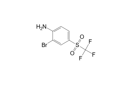 Benzenamine, 2-bromo-4-[(trifluoromethyl)sulfonyl]-