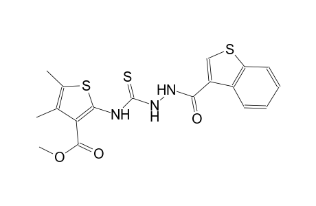 methyl 2-({[2-(1-benzothien-3-ylcarbonyl)hydrazino]carbothioyl}amino)-4,5-dimethyl-3-thiophenecarboxylate