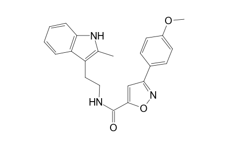 3-(4-Methoxyphenyl)-N-[2-(2-methyl-1H-indol-3-yl)ethyl]-1,2-oxazole-5-carboxamide