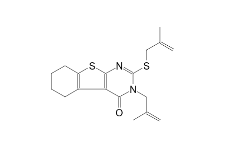 benzo[4,5]thieno[2,3-d]pyrimidin-4(3H)-one, 5,6,7,8-tetrahydro-3-(2-methyl-2-propenyl)-2-[(2-methyl-2-propenyl)thio]-