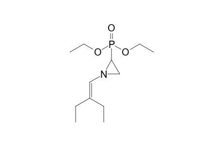 2-Diethoxyphosphoryl-1-(2-ethylbut-1-enyl)aziridine