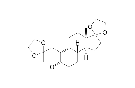 dl-A-Nor-3,5-seco-estr-9-ene-2,5,17-trione 2,17-bis(1,2-ethanediyl) acetal