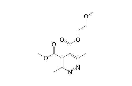 O5-(2-methoxyethyl) O4-methyl 3,6-dimethylpyridazine-4,5-dicarboxylate