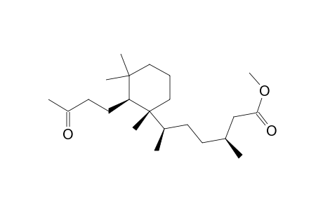 Methyl 9(s)-9-methyl-8-oxo-8,9-seco-labdan-15-oate
