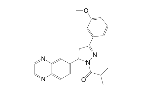 quinoxaline, 6-[4,5-dihydro-3-(3-methoxyphenyl)-1-(2-methyl-1-oxopropyl)-1H-pyrazol-5-yl]-