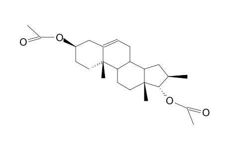 3B,17A-DIACETOXY-16B-METHYL-5,6-DEHYDROSTEROIDE