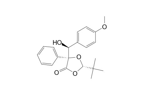 (2S,5R,1'S)-2-(tert-butyl)-5-[1'-hydroxy1'-(4-methoxyphenyl)methyl]-5-phenyl-1,3-dioxolane-4-one