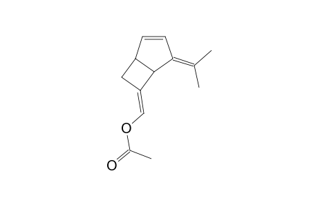 [4-(1-methylethylidene)bicyclo[3.2.0]hept-2-en-6-ylidene]methyl acetate
