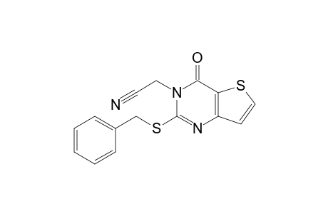 2-(2-benzylsulfanyl-4-oxo-thieno[3,2-d]pyrimidin-3-yl)acetonitrile