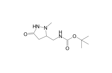 5-[(t-Butoxycarbonyl)aminomethyl]-1-methylpyrazolidin-3-one
