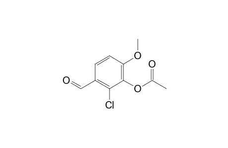 2-Chloro-3-formyl-6-methoxyphenyl acetate