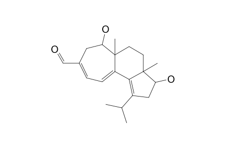 1,14-DIHYDROXYCYTHA-3,5-(10).11-TRIENE-12-CARBALDEHYDE