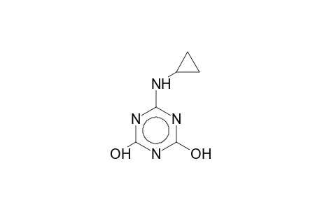 6-(Cyclopropylamino)-1,3,5-triazine-2,4-diol