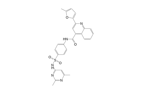 N-(4-{[(2,6-dimethyl-4-pyrimidinyl)amino]sulfonyl}phenyl)-2-(5-methyl-2-furyl)-4-quinolinecarboxamide