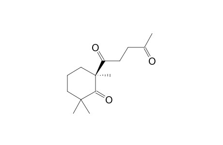 1-[(1S)-1,3,3-trimethyl-2-oxidanylidene-cyclohexyl]pentane-1,4-dione