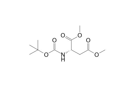 Dimethyl (S)-2-tert-butyloxycarbonylaminobutandioate