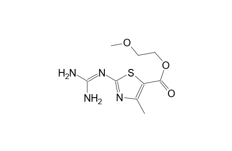 2-Methoxyethyl 2-carbamimidamido-4-methyl-1,3-thiazole-5-carboxylate