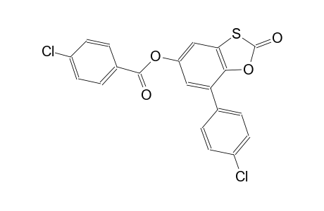 7-(4-chlorophenyl)-2-oxo-1,3-benzoxathiol-5-yl 4-chlorobenzoate