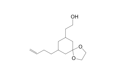 2-[9-(But-3-enyl)-1,4-dioxaspiro[4.5]dec-7-yl]-1-ethanol