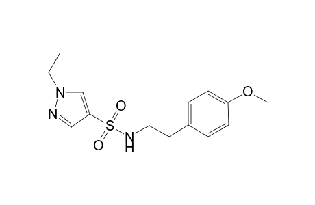 1-Ethyl-N-[2-(4-methoxyphenyl)ethyl]-1H-pyrazole-4-sulfonamide