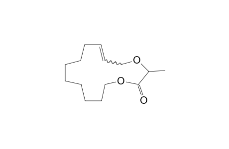 (+-)-3-Methyl-1,4-dioxacyclopentadec-(E/Z)-6-en-2-one