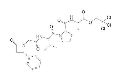[2-(<S>-2'-Oxo-4'-phenylazetidin-1'-yl)acetyl]-L-valyl-L-prolyl-L-alanine - 2",2",2"-trichloroethyl ester