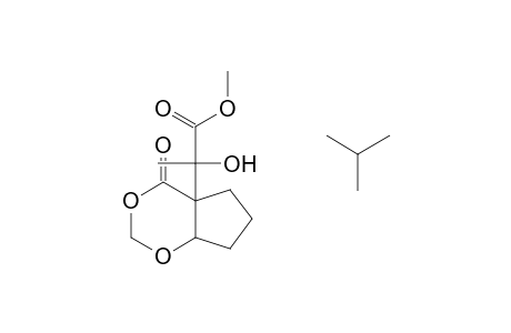 2-(2-tert-BUTYL-4-OXO-TETRAHYDROCYCLOPENTA[1,3]DIOXIN-4A-YL)-2-HYDROXYPROPIONIC ACID, METHYL ESTER