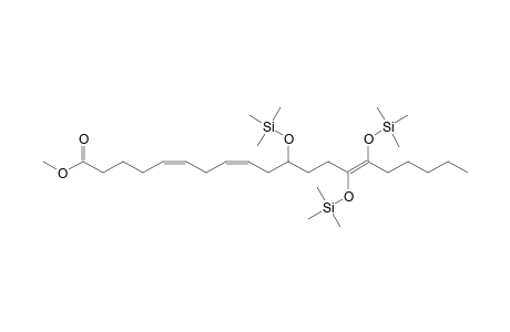 Methyl 11,14,15-tri(trimethylsiloxy)eicosan-5(Z),8(Z),14(E)-trienoate
