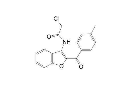 2-Chloro-N-[2-(4-methyl-benzoyl)-benzofuran-3-yl]-acetamide