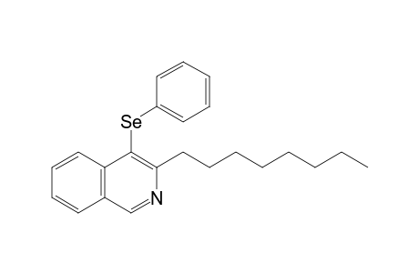 3-Octyl-4-(phenylselanyl)isoquinoline