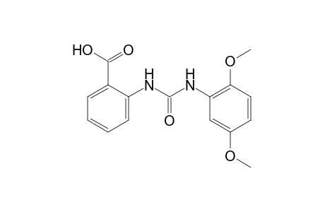 o-[3-(2,5-dimethoxyphenyl)ureido]benzoic acid