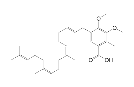 Methyl 5-(Geranyl/geranyl)]-3,4-methoxybenzoic Acid