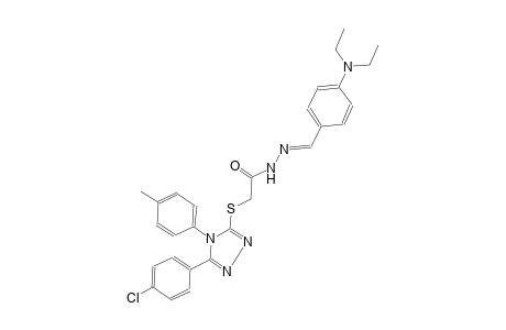 acetic acid, [[5-(4-chlorophenyl)-4-(4-methylphenyl)-4H-1,2,4-triazol-3-yl]thio]-, 2-[(E)-[4-(diethylamino)phenyl]methylidene]hydrazide