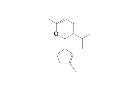 3-Isopropyl-6-methyl-2-(3-methylcyclopent-2-enyl)-3,-4-dihydro-2H-pyran