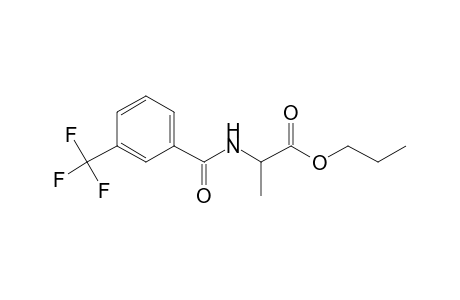 l-Alanine, N-(3-trifluoromethylbenzoyl)-, propyl ester