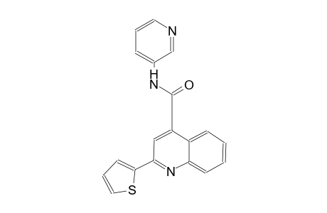 N-(3-pyridinyl)-2-(2-thienyl)-4-quinolinecarboxamide