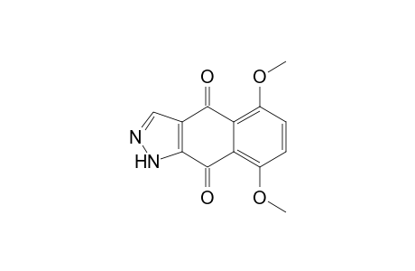 1H-Benz[f]indazole-4,9-dione, 5,8-dimethoxy-