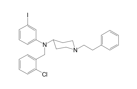 N-2-Chlorobenzyl-N-(3-iodophenyl)-1-(2-phenylethyl)piperidin-4-amine