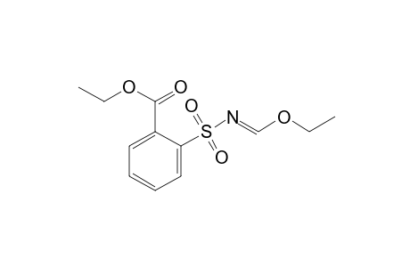o-[(ethoxymethylene)sulfamoyl]benzoic acid, ethyl ester