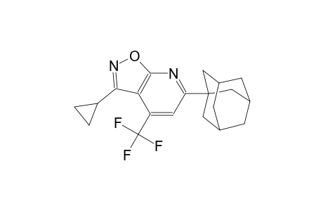 isoxazolo[5,4-b]pyridine, 3-cyclopropyl-6-tricyclo[3.3.1.1~3,7~]dec-1-yl-4-(trifluoromethyl)-