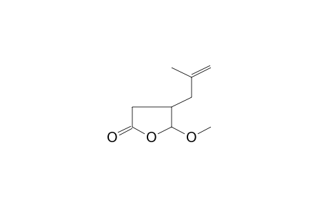 5-Methoxy-4-(2-methyl-2-propenyl)dihydro-2(3H)-furanone