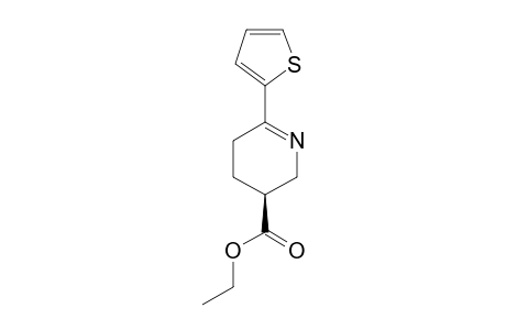 (S)-ETHYL-2-(2'-THIENYL)-3,4,5,6-TETRAHYDROPYRIDINE-5-CARBOXYLATE