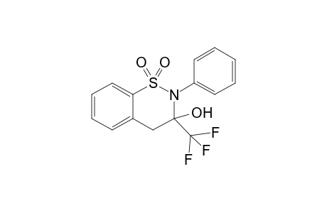 1,1-Dioxo-2-phenyl-3-trifluoromethyl-1,2,3,4-tetrahydro-1lambda*6*-benzo[e][1,2]thiazin-3-ol