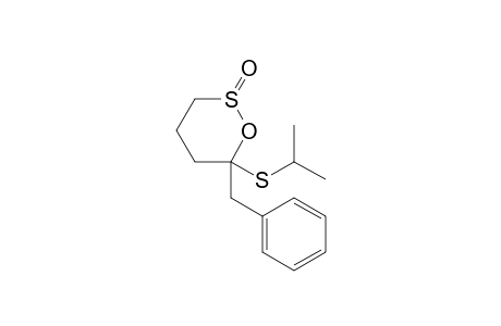 6-Benzyl-6-(isopropylthio)-1,2-oxathiane - 2-oxide