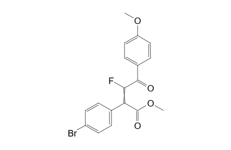 methyl 2-(4-bromophenyl)-3-fluoro-4-(4-methoxyphenyl)-4-oxo-but-2-enoate