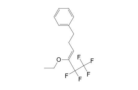 (Z)-1,1,1,2,2-Pentafluoro-3-ethoxy-6-phenyl-3-hexene