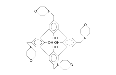 5,11,17,23-Tetrakis(N-morpholino-methyl)-25,26,27,28-tetrahydroxy-calix(4)arene