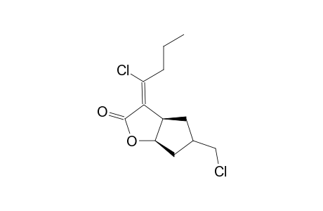 (3aR,6aR)-3-[1-Chloro-but-(Z)-ylidene]-5-chloromethyl-hexahydro-cyclopenta[b]furan-2-one
