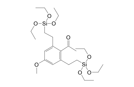 4-Methoxy-2,6-bis[2-(triethoxysilyl)ethyl]acetophenone