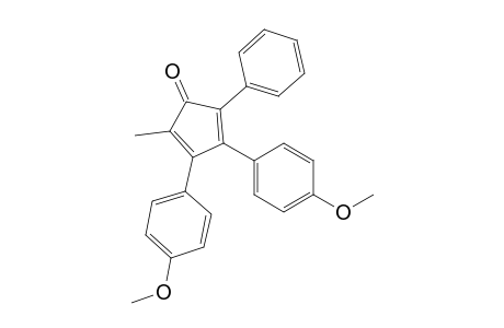 2-Methyl-3,4-bis(p-methoxyphenyl)-5-phenylcyclopentadienone